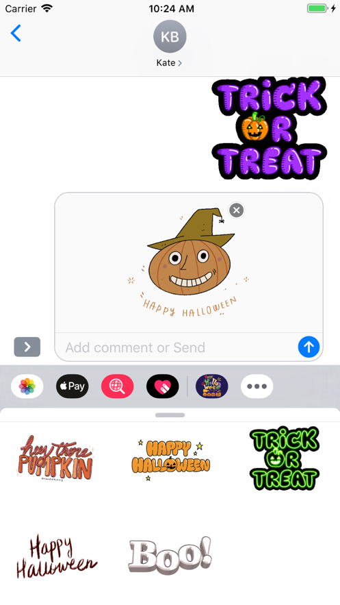 HalloweenAnimatedStickers! v1.0苹果版截图1