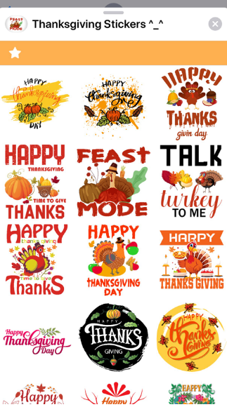 ThanksgivingStickers^_^ v1.0苹果版截图1