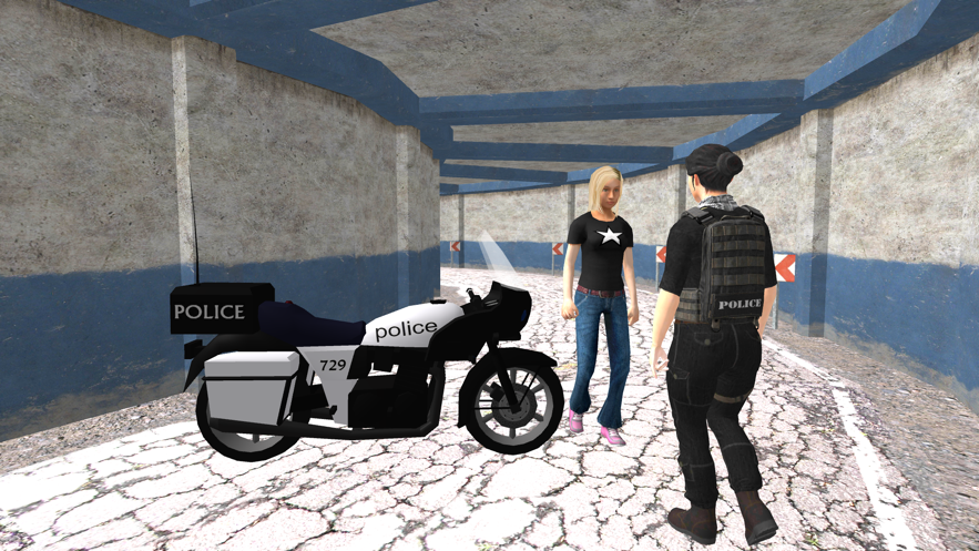 警察自行车驾驶模拟器苹果版截图2
