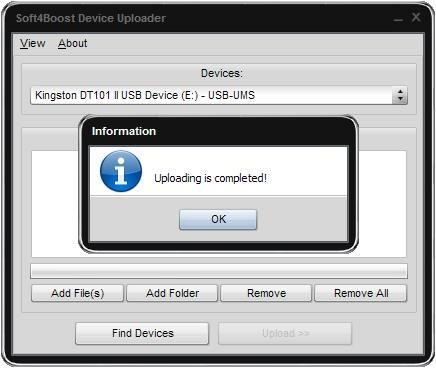 Soft4Boost Device Uploader(移动设备文件上传软件)截图1