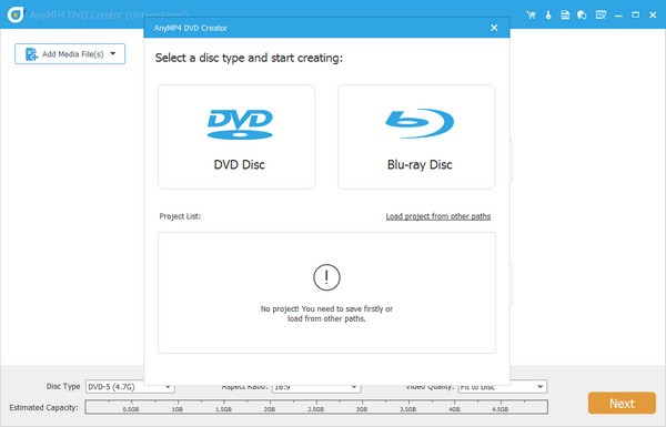 4Videosoft DVD Creator(DVD刻录工具)截图1