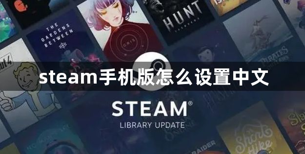 steam手机版怎么设置中文